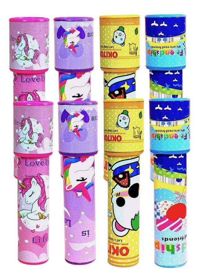 AMYCAUR Birthday Return Gifts for Kids (6 pcs) Kaleidoscope for Girls Toys Age 3-5, Best Return Gifts for Kids, Kalidoscope Girls for Boys, Educational Science Toy, Colorful Rotating Kaleidoscope - Image 2